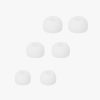 Set 6 Varfuri de schimb Kwmobile pentru JBL Tune Buds, Alb, Silicon, KWM0000256A002C