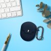 Husa Casti Kwmobile pentru Google Pixel Buds Pro, Albastru inchis, Silicon, KWM0000259E001C