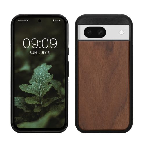 Husa Google Pixel 8a, Maro, Lemn/Silicon, KWM000020KR001C