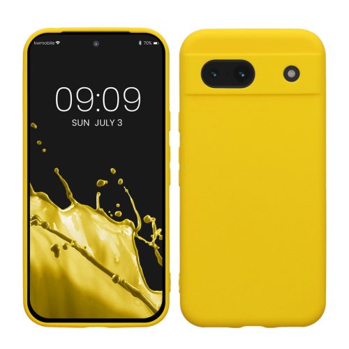 Husa Google Pixel 8a, Galben, Silicon, KWM000020KU005C