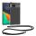 Husa cu jnur Google Pixel 8a, Transparent/Negru, Silicon, KWM000020KZ001C