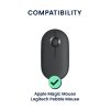 Husa mouse Kwmobile pentru Apple Magic Mouse, Alb, Silicon, KWM0000259K002C