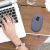 Husa mouse Kwmobile pentru Apple Magic Mouse, Mov inchis, Silicon, KWM0000259K003C