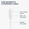 Cablu de incarcare USB Kwmobile pentru Xplora X6 Play, Alb, Plastic, KWM0000259N002C