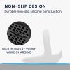 Docking stand Kwmobile pentru Google Pixel Watch 2, Alb, Silicon, KWM0000259O002C