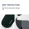 Husa Casti Kwmobile pentru Tozo Golden X1, Verde inchis, Silicon, KWM0000259S002C