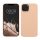 Husa Apple iPhone 14, Crem, Silicon, KWM000016NI035C