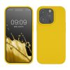 Husa Apple iPhone 14 Pro, Galben, Silicon, KWM000016NK034C