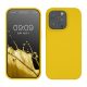Husa Apple iPhone 14 Pro, Galben, Silicon, KWM000016NK034C