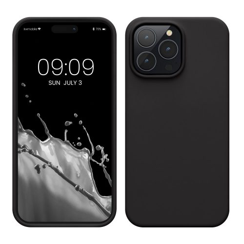 Husa Apple iPhone 14 Pro Max, Negru, Silicon, KWM000016NL034C
