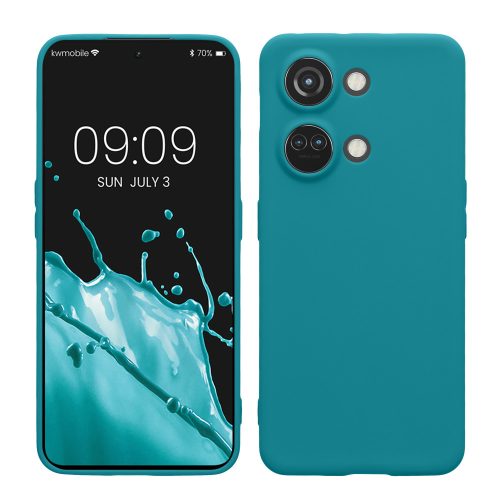 Husa OnePlus Nord 3 5G, Verde, Silicon, KWM0000204U005C
