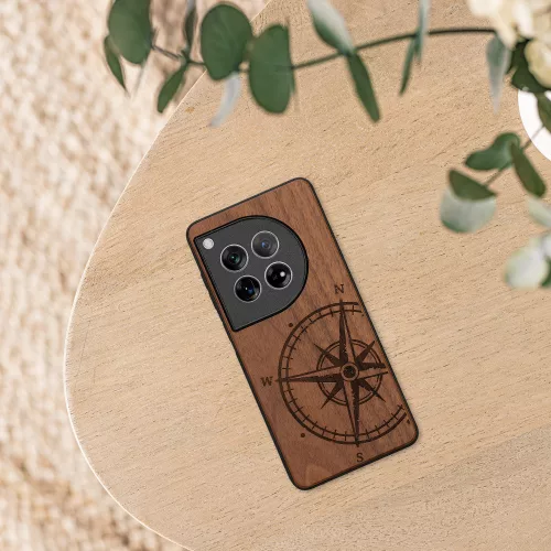Husa OnePlus 12, Maro, Lemn, KWM000022QB001C