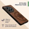 Husa OnePlus 12, Maro, Lemn, KWM000022QB001C