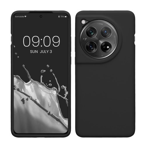 Husa OnePlus 12, Negru, Silicon, KWM000022QC001C