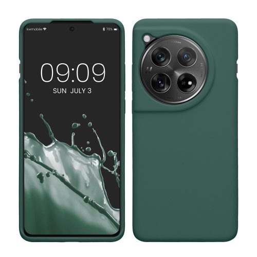 Husa OnePlus 12, Verde, Silicon, KWM000022QC002C