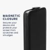 Husa Samsung Galaxy A15 5G, Negru, Piele ecologica, KWM000021OM001C