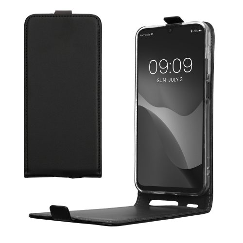 Husa Samsung Galaxy A25, Negru, Piele ecologica, KWM000021ON001C