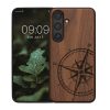 Husa Samsung Galaxy S24, Maro, Lemn, KWM000021PH001C