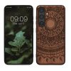Husa Samsung Galaxy S24, Maro inchis, Lemn, KWM000021PH002C