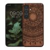Husa Samsung Galaxy S24, Maro inchis, Lemn, KWM000021PH002C