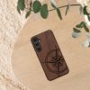 Husa Samsung Galaxy S23 FE, Maro, Lemn, KWM000021PK001C