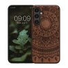 Husa Samsung Galaxy S23 FE, Maro inchis, Lemn, KWM000021PK002C