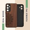 Husa Samsung Galaxy A55, Maro, Lemn, KWM000021PL001C