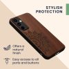Husa Samsung Galaxy A55, Maro, Lemn, KWM000021PL001C