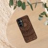 Husa Samsung Galaxy A55, Maro inchis, Lemn, KWM000021PL003C