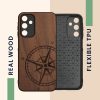 Husa Samsung Galaxy A15 5G, Maro, Lemn, KWM000021PM001C
