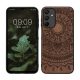 Husa Samsung Galaxy A15 5G, Maro inchis, Lemn, KWM000021PM002C
