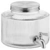 Dozator de bauturi Navaris, 2.7L, sticla, inox, cu robinet, pentru petreceri, NAV000011FD003C