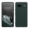 Husa Google Pixel 7a, Verde inchis, Silicon, KWM000019YF018C
