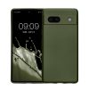 Husa Google Pixel 7a, Verde inchis, Silicon, KWM000019YG008C