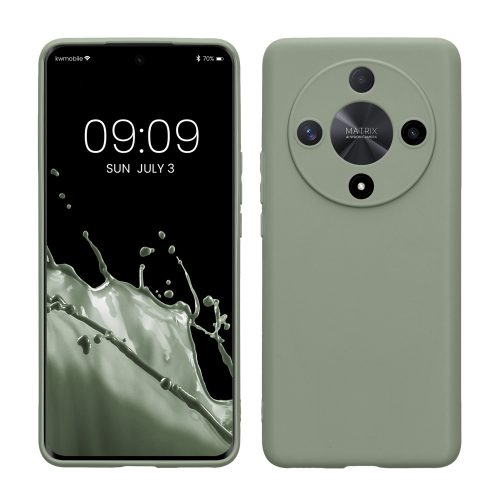 Husa Honor Magic6 Lite/X9b, Verde, Silicon, KWM000020LG002C