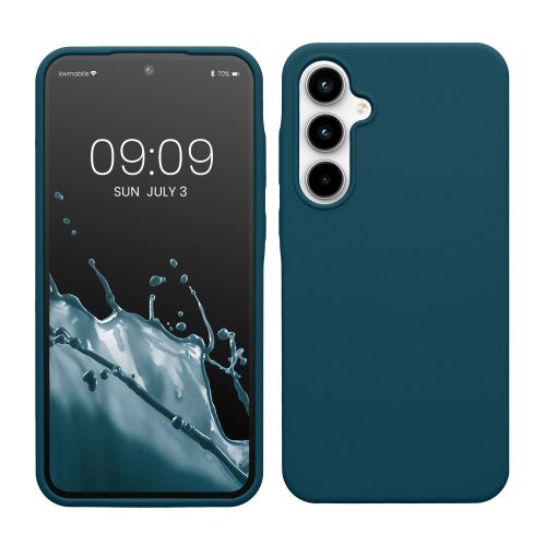 Husa Samsung Galaxy A35, Verde, Silicon, KWM000021PA002C
