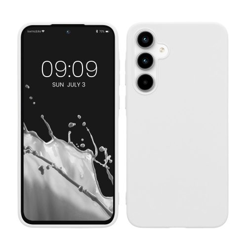 Husa Samsung Galaxy A35, Alb, Silicon, KWM000021PB002C