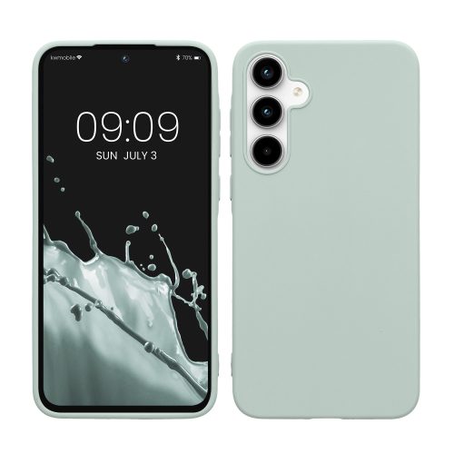 Husa Samsung Galaxy A35, Verde deschis, Silicon, KWM000021PB011C