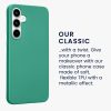 Husa Samsung Galaxy A35, Verde, Silicon, KWM000021PC004C