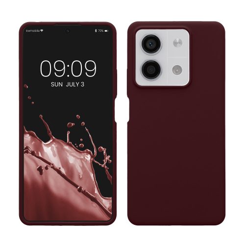 Husa Xiaomi Redmi Note 13, Visiniu, Silicon, KWM000020LM004C