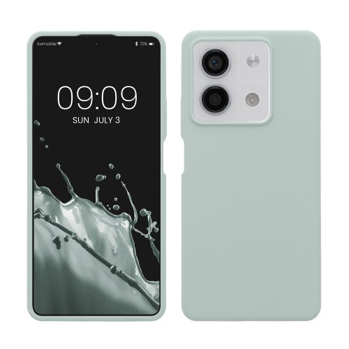 Husa Xiaomi Redmi Note 13, Verde deschis, Silicon, KWM000020LM005C