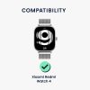Set 2 Folii de protectie Kwmobile pentru Xiaomi Redmi Watch 4, Transparent/Negru, Polimer, KWM000025BC001C