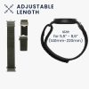 Set 2 Curele Kwmobile pentru Xiaomi Redmi Watch 4 / Band 8 Pro, Negru/Verde inchis, Nylon, KWM000025BE002C