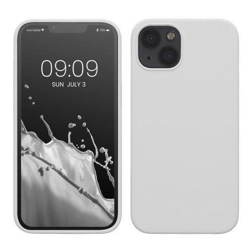 Husa Apple iPhone 13, Alb, Silicon, KWM000013OV095C
