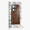 Husa OnePlus Nord 3 5G, Maro/Negru, Lemn, KWM0000204Y002C