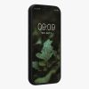 Husa Apple iPhone 15 Pro, Verde inchis, Lemn, KWM000020EE002C