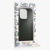Husa Apple iPhone 15 Pro, Verde inchis, Lemn, KWM000020EE002C