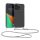 Husa Apple iPhone 15 Pro, Transparent/Argintiu, Silicon, KWM000020FA002C