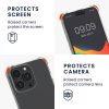 Husa Apple iPhone 15 Pro, Transparent/Argintiu, Silicon, KWM000020FA002C