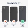 Husa Apple iPhone 15 Pro, Transparent/Argintiu, Silicon, KWM000020FA002C